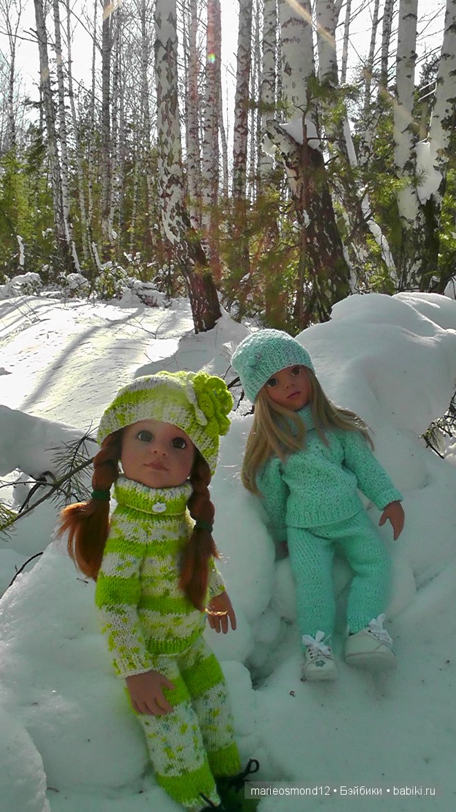 А у нас опять зима наступила! Коллекция кукол Готц (фото 10)