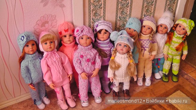А у нас опять зима наступила! Коллекция кукол Готц