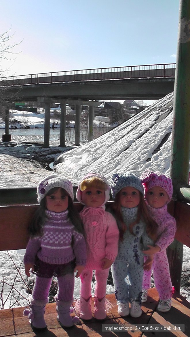 А у нас опять зима наступила! Коллекция кукол Готц