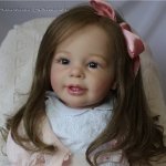 Поделись улыбкою своей.Стефания,кукла реборн Анастасии Гангало