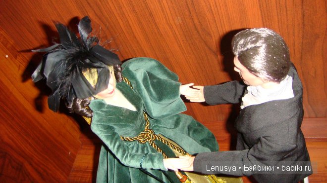 Портреная кукла Скарлетт, Мамушкины портьеры