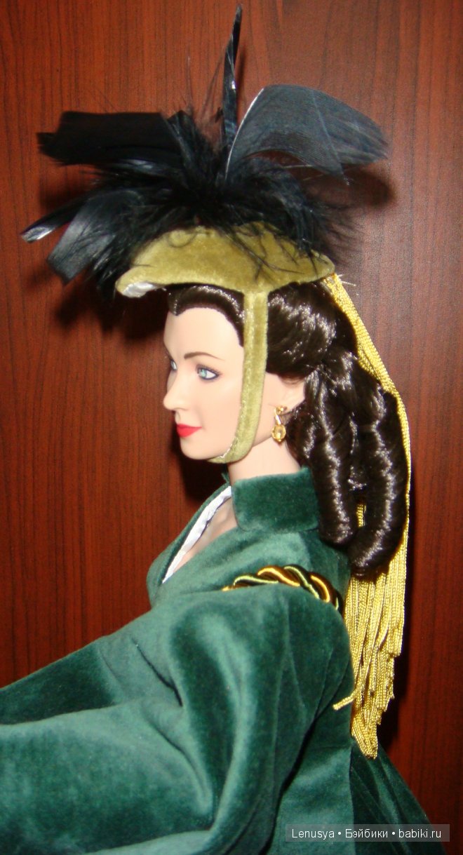 Портреная кукла Скарлетт, Мамушкины портьеры (фото 3)