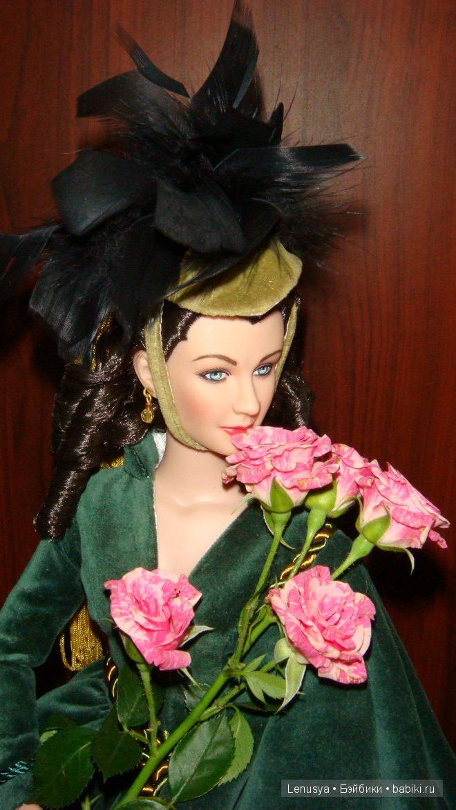 Портреная кукла Скарлетт, Мамушкины портьеры (фото 4)