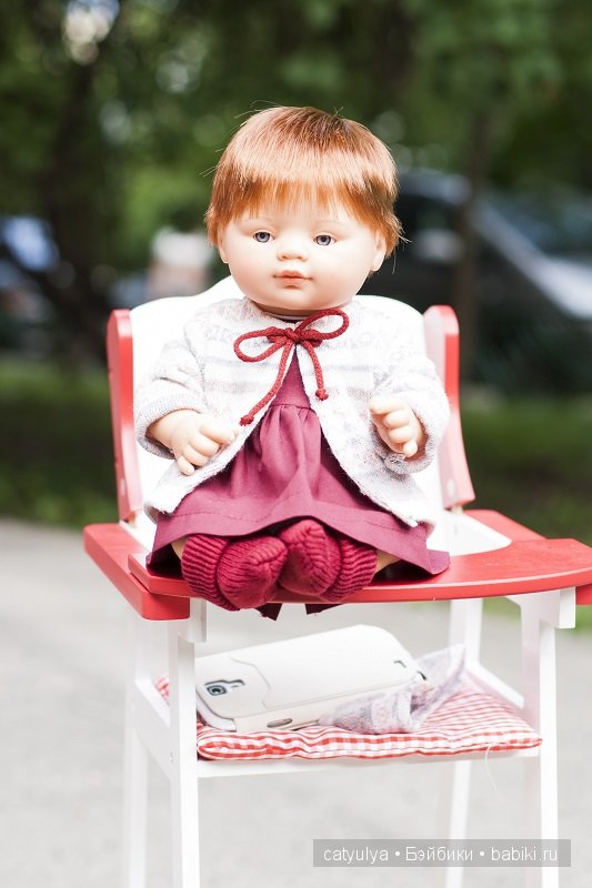 Испанская куколка ASI, Джулия, без шапки, на стульчике