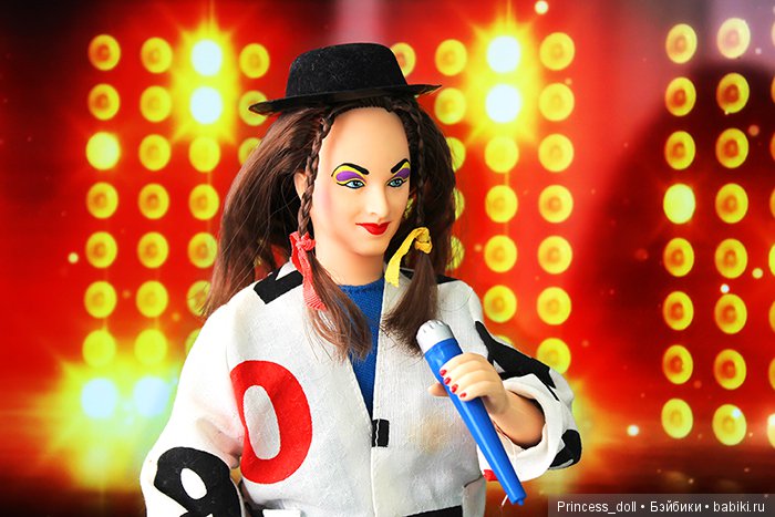 Бой Джордж. Винтажная портретка родом из 80-х