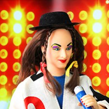 Бой Джордж. Винтажная портретка родом из 80-х