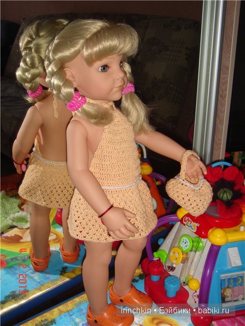 К весне готовы! Платьице для Gotz