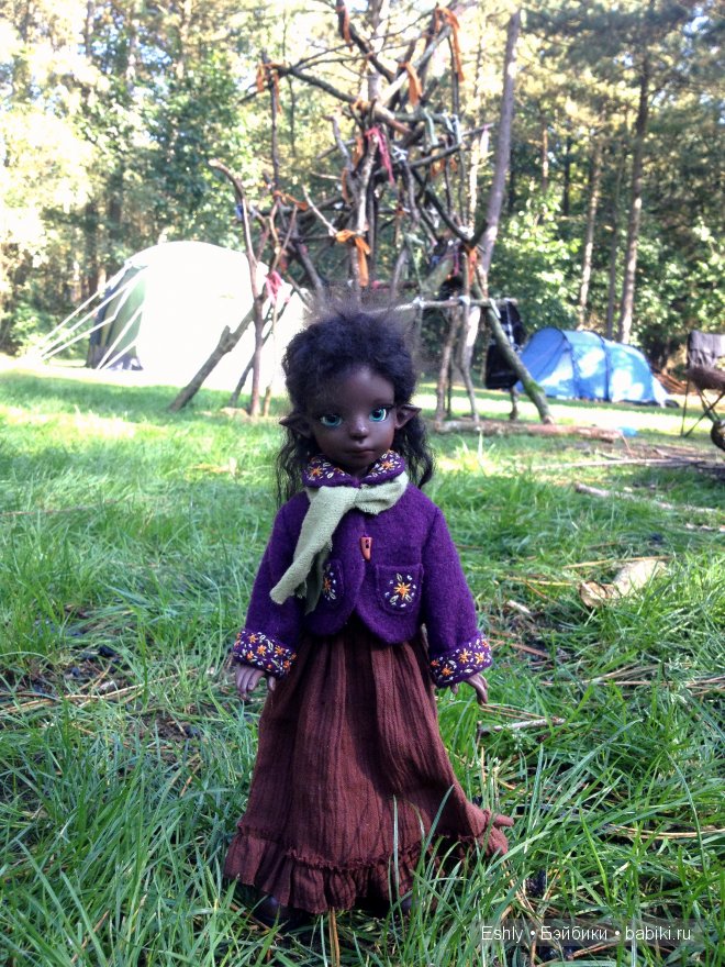 Nutmeg в лагере. Кукла Kaye Wiggs