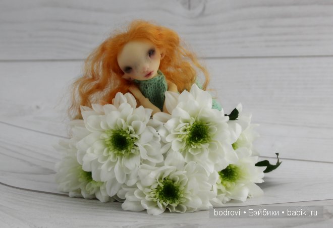 Жемчужная весна. Авторская кукла Лидии Снуль (фото 10)