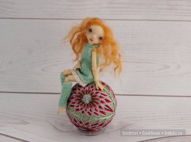 Жемчужная весна. Авторская кукла Лидии Снуль (фото 8)
