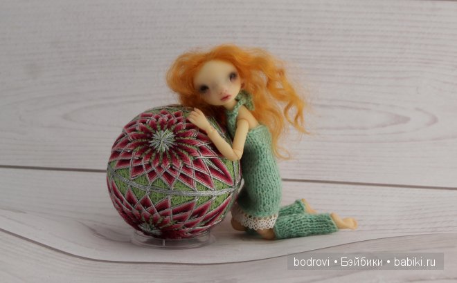 Жемчужная весна. Авторская кукла Лидии Снуль (фото 7)