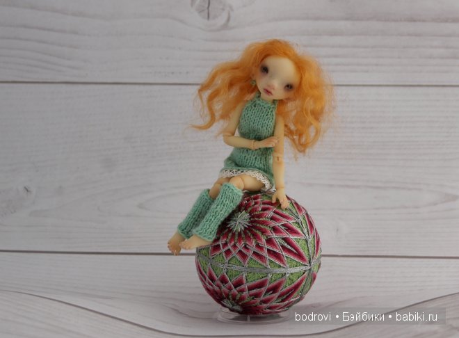Жемчужная весна. Авторская кукла Лидии Снуль (фото 6)