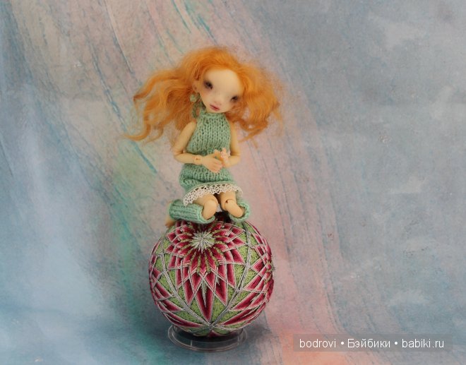 Жемчужная весна. Авторская кукла Лидии Снуль (фото 3)