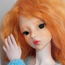 Зеленоглазая детка от DBS Doll с авторским мейком