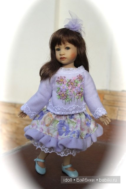 Мои сиреневые платья и малышки от Heidi Plusczok - Джеральдинка и Шарлотта (фото 5)