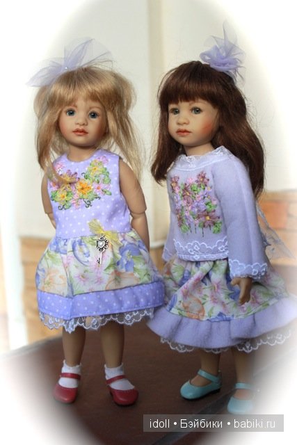 Мои сиреневые платья и малышки от Heidi Plusczok - Джеральдинка и Шарлотта (фото 4)