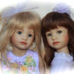 Мои сиреневые платья и малышки от Heidi Plusczok - Джеральдинка и Шарлотта