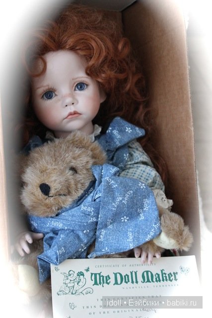 Фарфоровая коллекционная кукла Dianna Effner