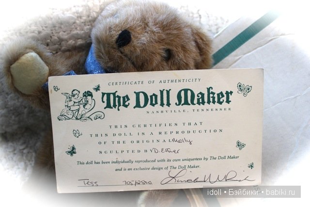 Печальная история с надеждой на чудо... Фарфоровая коллекционная кукла Dianna Effner