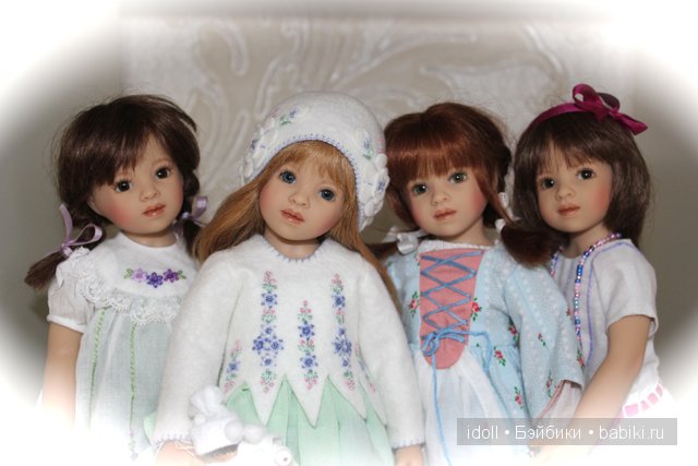 Родные сестрички... разные, но прекрасные . Молд Ава-Роза, Ave-Rose от Heidi Plusczok