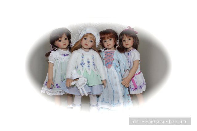 Родные сестрички... разные, но прекрасные . Молд Ава-Роза, Ave-Rose от Heidi Plusczok