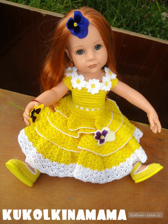 Платье для куклы Готц Стефании (фото 10)