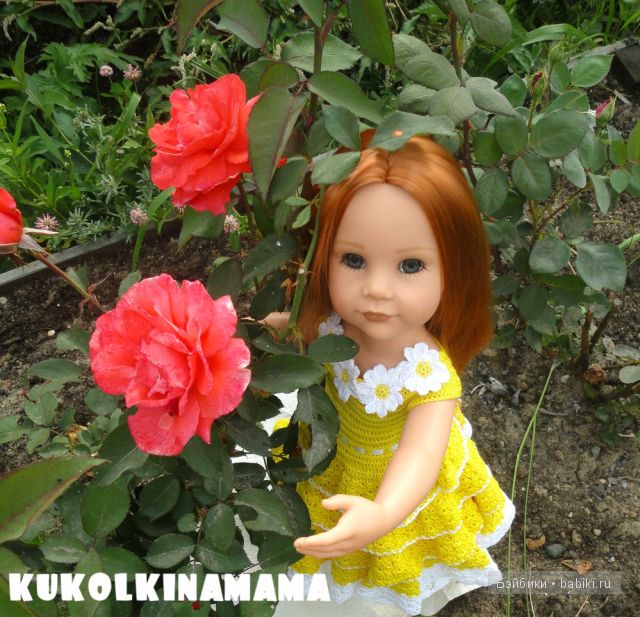 Платье для куклы Готц Стефании (фото 4)