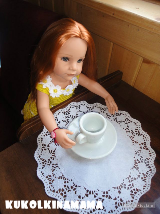 Платье для куклы Готц Стефании