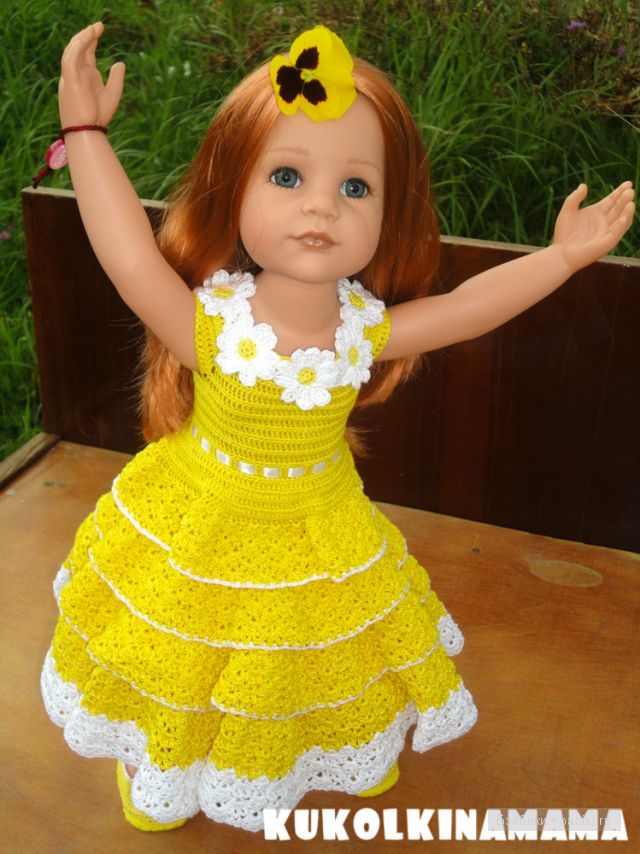 Платье для куклы Готц Стефании (фото 9)