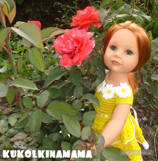 Платье для куклы Готц Стефании