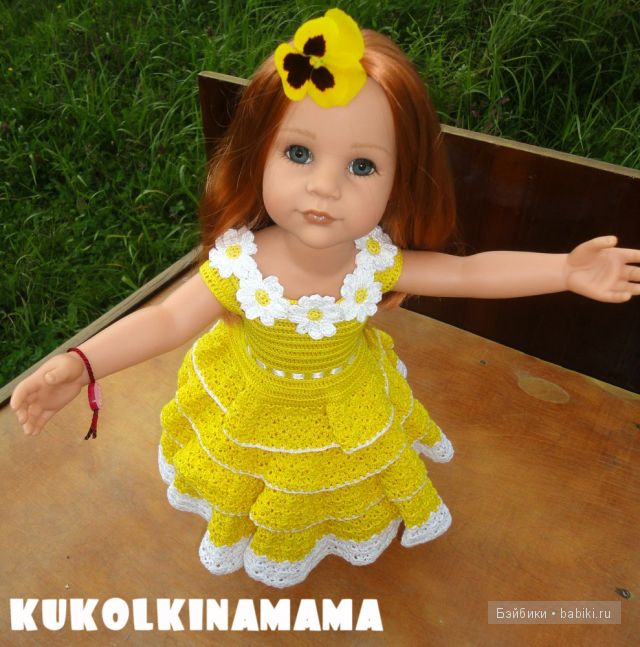 Платье для куклы Готц Стефании (фото 6)