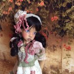 А мы нарядные такие... Кукла от Kaye Wiggs