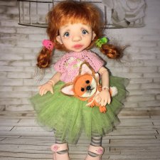 Мое рыжее чудо! Кукла ручной работы