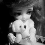 Черно-белая фотосессия. BJD, Hujoo