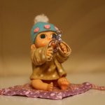 Кукла ручной работы Глазастик