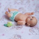 Зеленоглазый мальчик. Ооак кукла ручной работы из полимерной глины