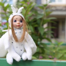 Белый мотылек тедди долл