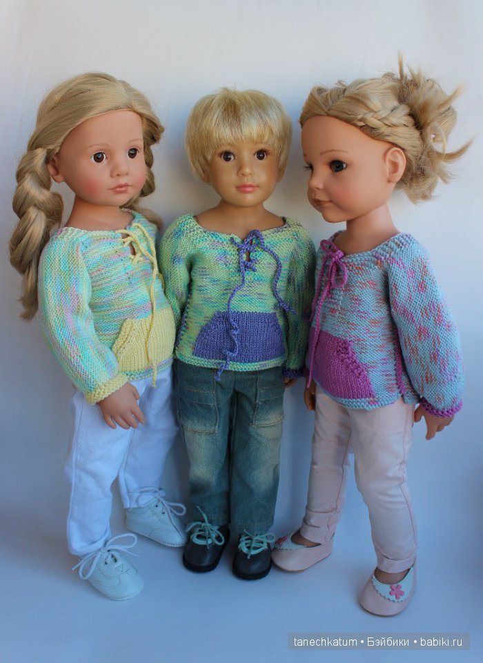 Снова свитерочки — Вязание одежды для кукол: бесплатные схемы спицами и крючком (фото 9)