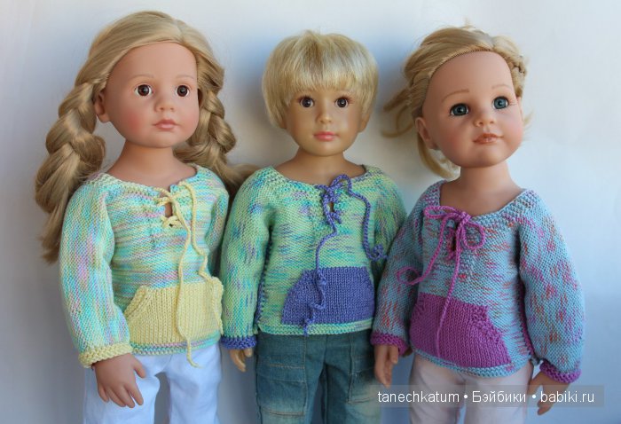 Снова свитерочки — Вязание одежды для кукол: бесплатные схемы спицами и крючком