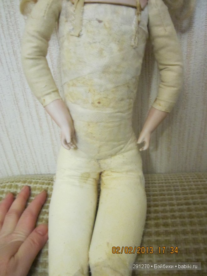 История одной антикварной куклы . Armand Marseille, 370 молд . часть 2