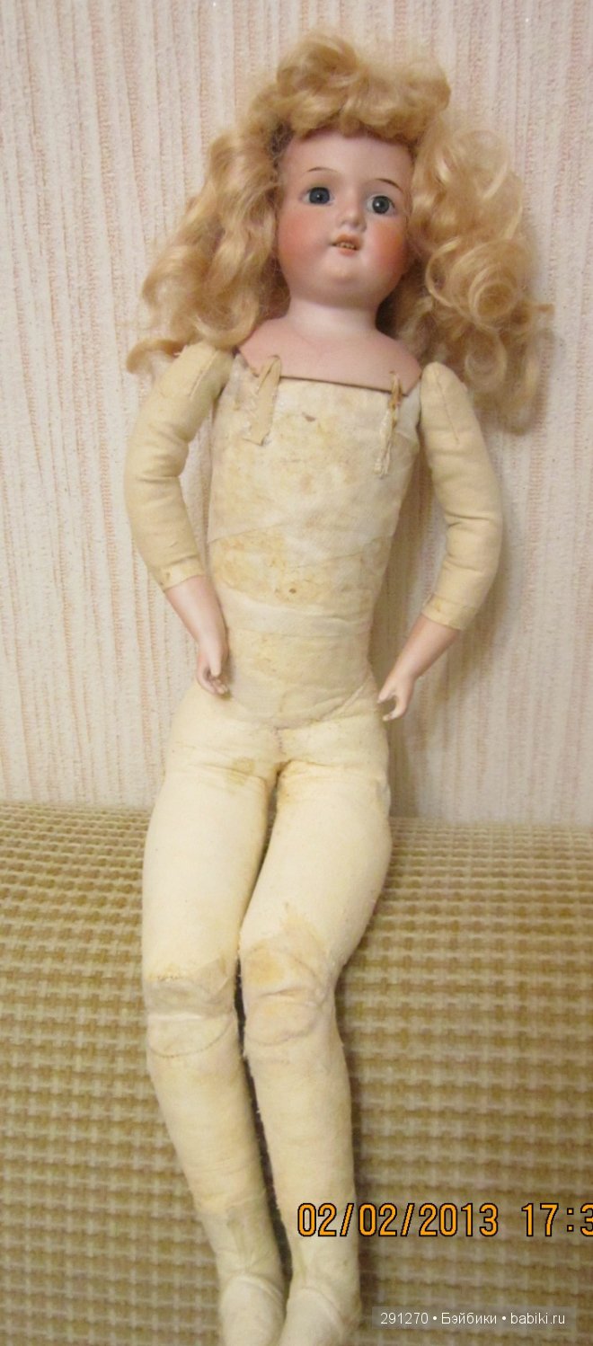 История одной антикварной куклы . Armand Marseille, 370 молд . часть 2