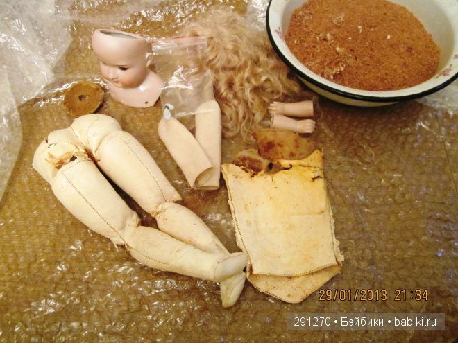 История одной антикварной куклы . Armand Marseille, 370 молд . часть 2 (фото 5)