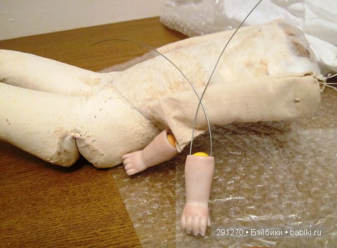 История одной антикварной куклы . Armand Marseille, 370 молд . часть 2