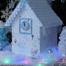 Снежный домик для Новогоднего интерьера