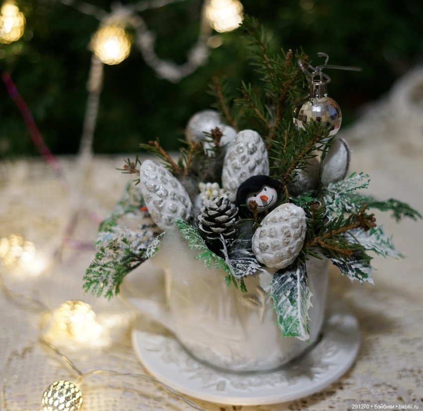 Кружок "Умелые руки" . Новогодний букетик