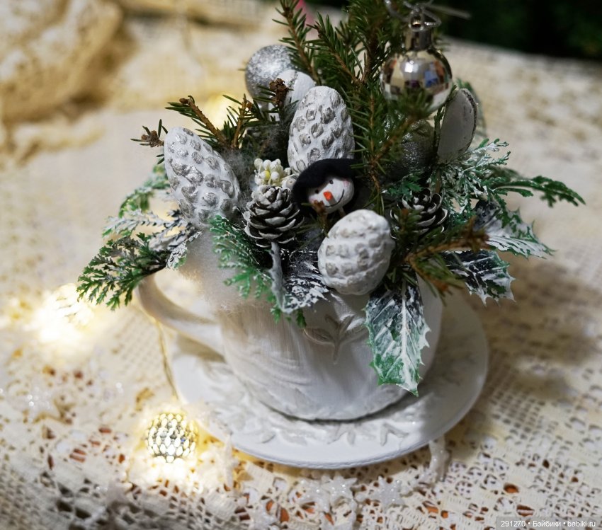 Кружок "Умелые руки" . Новогодний букетик