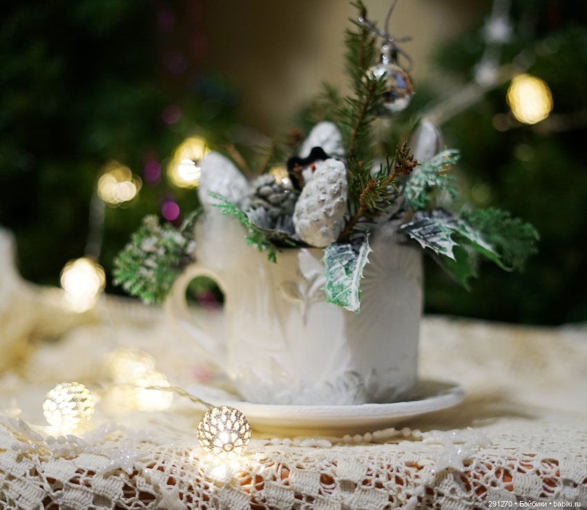 Кружок "Умелые руки" . Новогодний букетик