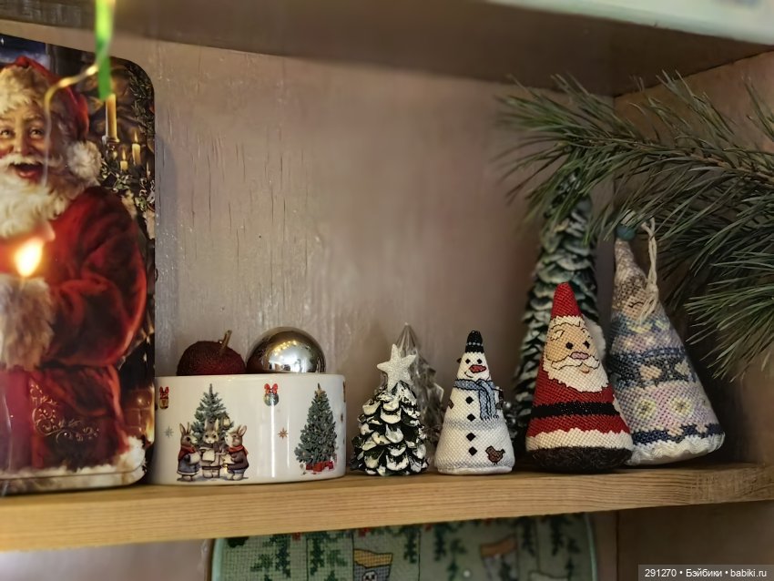 Новогодняя витрина 2026 — Вышивка крестиком (фото 2)