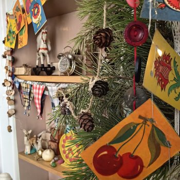 Новый год из детства . Ретро полочка