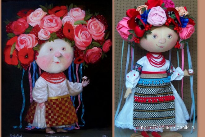 Работы по картинам Е. Гапчинской талантливого мастера Тамары Бевзюк (Украина)